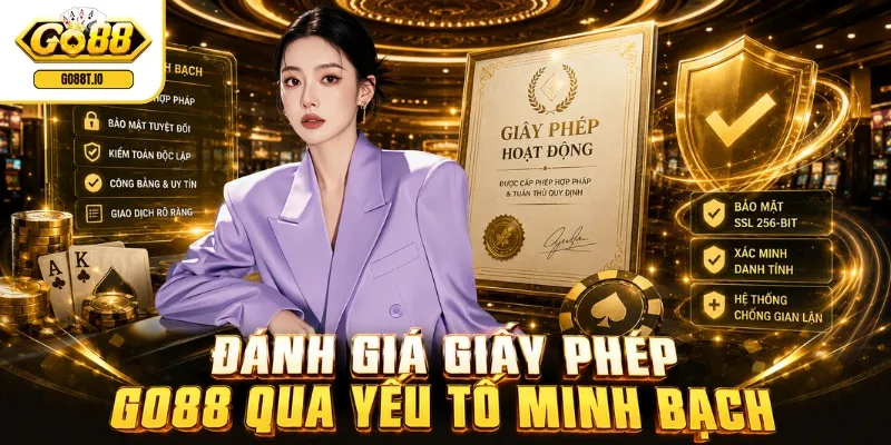 Đánh giá giấy phép GO88 qua yếu tố minh bạch