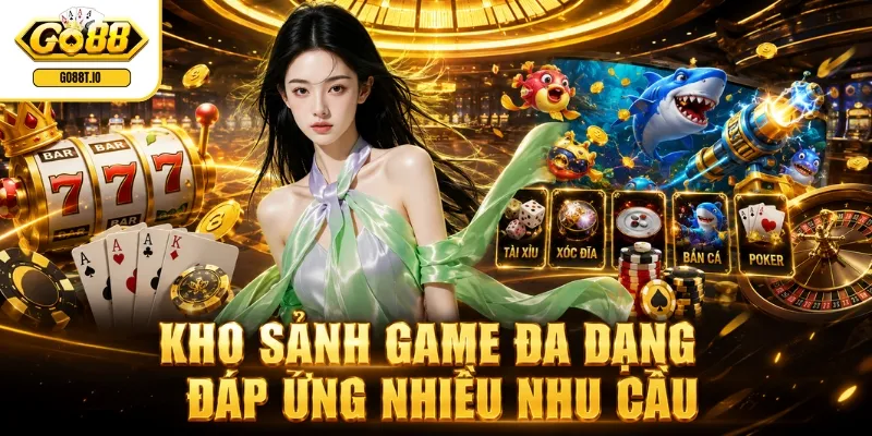 Kho sảnh game đa dạng đáp ứng nhiều nhu cầu