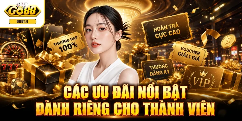 Các ưu đãi nổi bật dành riêng cho thành viên